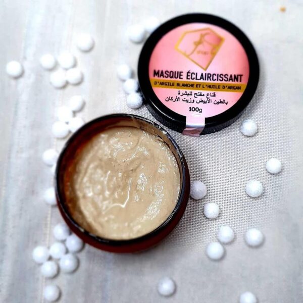 Masque d'argile blanche et l'huile d'argan - Image 2