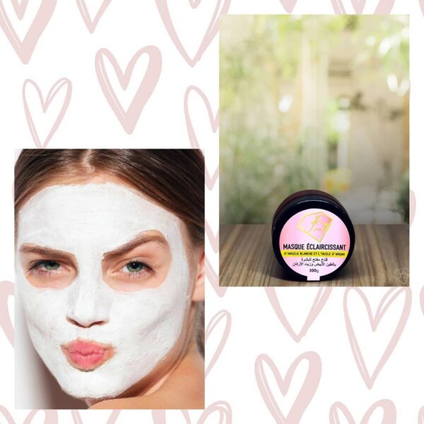 Masque d'argile blanche et l'huile d'argan - Image 3